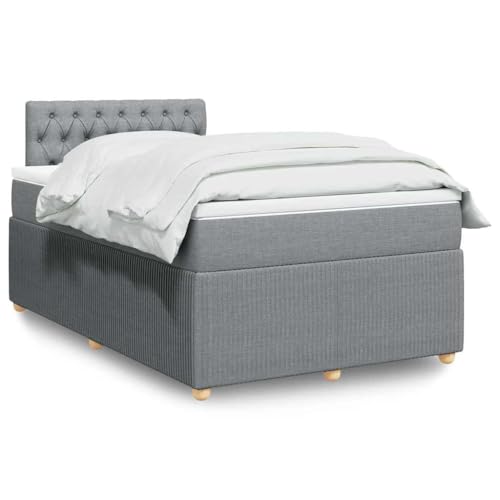 SKM Boxspringbett mit Matratze Hellgrau 120x190 cm Stoff,Möbel,Betten & Zubehör,Betten & Bettgestelle,Grau,77.83KG,3289702 SKM Boxspringbett mit Matratze Hellgrau 120x190 cm Stoff,Möbel,Betten & Zubehör,Betten & Bettgestelle,Grau,77.83KG,3289702 von SKM