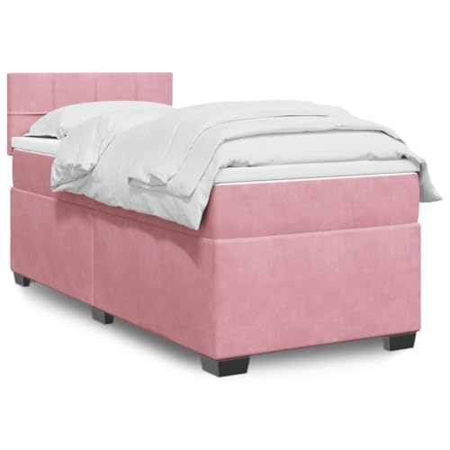 SKM Boxspringbett mit Matratze Rosa 100x200 cm Samt,Möbel,Betten & Zubehör,Betten & Bettgestelle,Rosa,66.29KG,3288539 SKM Boxspringbett mit Matratze Rosa 100x200 cm Samt,Möbel,Betten & Zubehör,Betten & Bettgestelle,Rosa,66.29KG,3288539 von SKM
