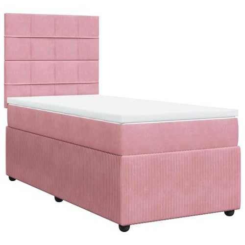 SKM Boxspringbett mit Matratze Rosa 100x200 cm Samt,Möbel,Betten & Zubehör,Betten & Bettgestelle,Rosa,71.86KG,3292267 SKM Boxspringbett mit Matratze Rosa 100x200 cm Samt,Möbel,Betten & Zubehör,Betten & Bettgestelle,Rosa,71.86KG,3292267 von SKM