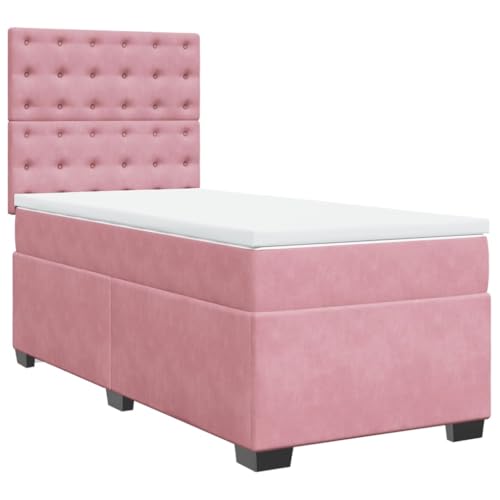 SKM Boxspringbett mit Matratze Rosa 80x200 cm Samt,Möbel,Betten & Zubehör,Betten & Bettgestelle,Rosa,62.96KG,3290779 SKM Boxspringbett mit Matratze Rosa 80x200 cm Samt,Möbel,Betten & Zubehör,Betten & Bettgestelle,Rosa,62.96KG,3290779 von SKM