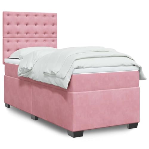 SKM Boxspringbett mit Matratze Rosa 90x190 cm Samt,Möbel,Betten & Zubehör,Betten & Bettgestelle,Rosa,64.07KG,3293103 SKM Boxspringbett mit Matratze Rosa 90x190 cm Samt,Möbel,Betten & Zubehör,Betten & Bettgestelle,Rosa,64.07KG,3293103 von SKM