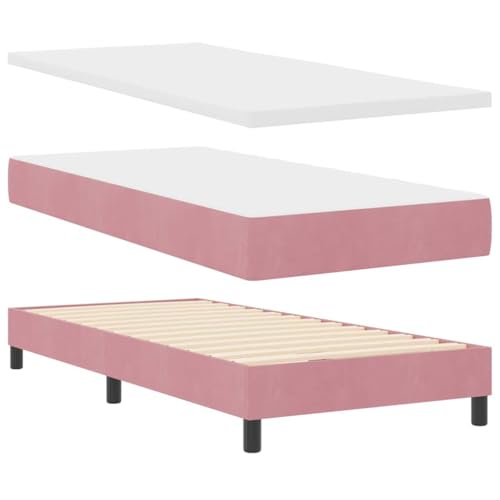 SKM Boxspringbett mit Matratze Schwarz 100x200 cm Velvet Rosa,Möbel,Betten & Zubehör,Betten & Bettgestelle,Rosa,45.81 kg,3341515 SKM Boxspringbett mit Matratze Schwarz 100x200 cm Velvet Rosa,Möbel,Betten & Zubehör,Betten & Bettgestelle,Rosa,45.81 kg,3341515 von SKM