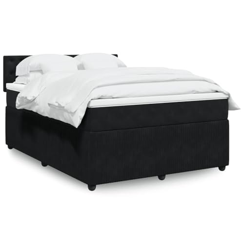 SKM Boxspringbett mit Matratze Schwarz 160x200 cm Samt,Möbel,Betten & Zubehör,Betten & Bettgestelle,Schwarz,94.74KG,3287796 SKM Boxspringbett mit Matratze Schwarz 160x200 cm Samt,Möbel,Betten & Zubehör,Betten & Bettgestelle,Schwarz,94.74KG,3287796 von SKM
