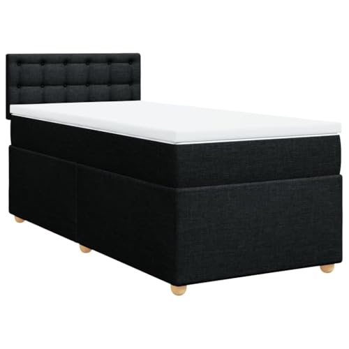 SKM Boxspringbett mit Matratze Schwarz 90x200 cm Stoff,Möbel,Betten & Zubehör,Betten & Bettgestelle,Schwarz,62.95KG,3286579 SKM Boxspringbett mit Matratze Schwarz 90x200 cm Stoff,Möbel,Betten & Zubehör,Betten & Bettgestelle,Schwarz,62.95KG,3286579 von SKM