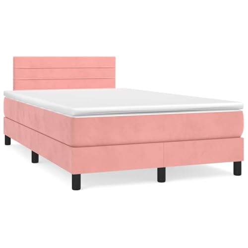 SKM Boxspringbett mit Matratze & LED Rosa 120x190 cm Samt,Möbel,Betten & Zubehör,Betten & Bettgestelle,Rosa,53.03KG,3270164 SKM Boxspringbett mit Matratze & LED Rosa 120x190 cm Samt,Möbel,Betten & Zubehör,Betten & Bettgestelle,Rosa,53.03KG,3270164 von SKM