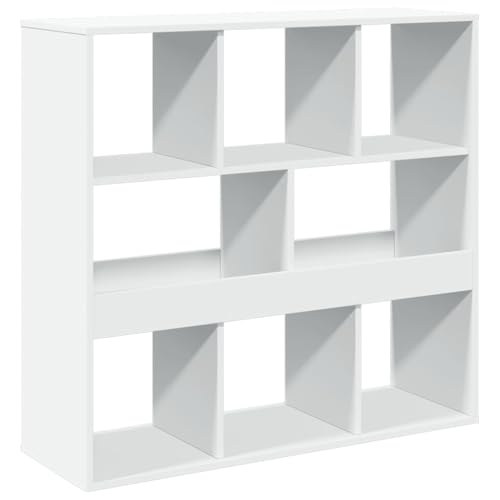 SKM Bücherregal/Raumteiler Weiß 100x33x94,5 cm,Möbel,Regalsysteme,Bücherregale & Bücherschränke,Weiß,28.7 kg,854472 von SKM