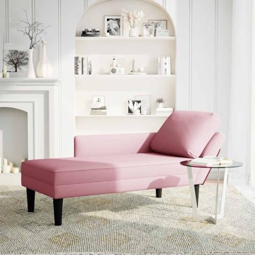 SKM Chaiselongue mit Kissen und Rechter Armlehne Rosa Samt,Möbel,Stühle,Chaiselongues,Rosa,16.7 kg,4009810 SKM Chaiselongue mit Kissen und Rechter Armlehne Rosa Samt,Möbel,Stühle,Chaiselongues,Rosa,16.7 kg,4009810 von SKM