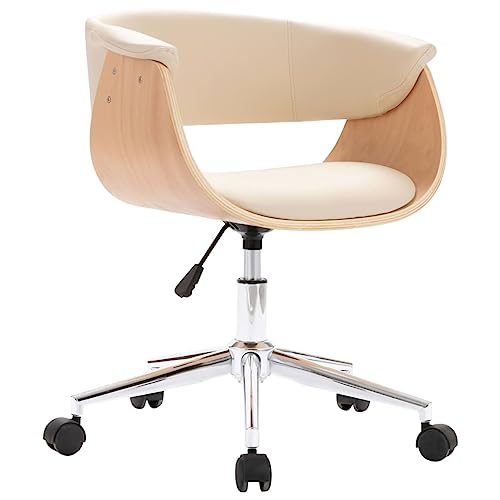 SKM Dreher Bürostuhl Creme Bugholz und Kunstleder,Möbel,Büromöbel,Bürostühle,Creme,10.22 kg,3054832 von SKM