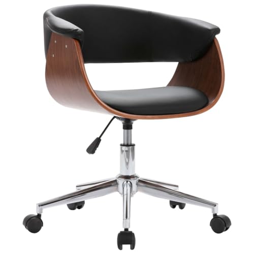 SKM Dreher Bürostuhl Schwarz Bugholz und Kunstleder,Möbel,Büromöbel,Bürostühle,Schwarz,9.96 kg,3054830 von SKM