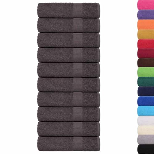 SKM Duschtücher 25 STK. Anthrazit 70x140 cm 360 g/m² 100% Baumwolle,Heim & Garten, Haushaltswäsche, Handtücher,Anthrazit,9.45KG,136688 von SKM