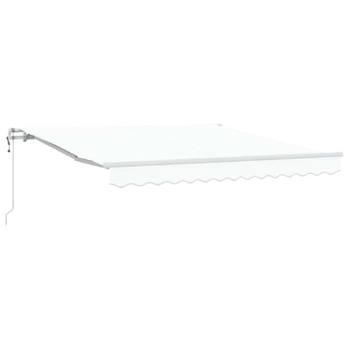 SKM Einziehe Markise 350 x 250 cm Weiß,Heim & Garten,Rasen & Garten,Garten & Balkon,Markisen,23.74 kg,3330359 von SKM