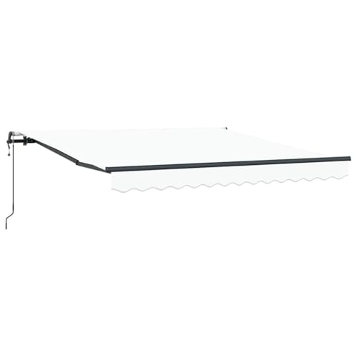 SKM Einziehe Markise Weiß 350 x 250 cm Stoff,Heim & Garten,Rasen & Garten,Garten & Balkon,Markisen,Weiß,23.66 kg,3330363 von SKM