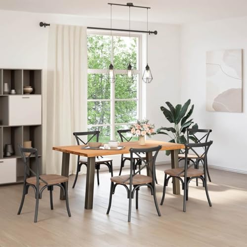 SKM Esstisch Hellbraun 180x100x74 cm Massivholz Eiche Rechteckig,Möbel,Tische,Esstische,Braun,52.38KG,3304473 von SKM