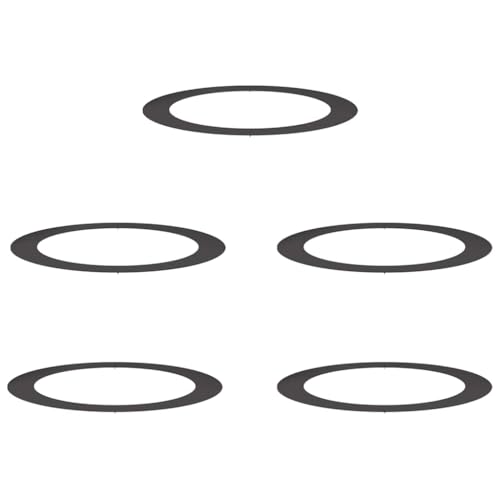 SKM Flache Baumringe 5 pcs Schwarz Ø90 / 120 cm Stahl,Heim & Garten,Rasen & Garten,Gartenpflege,Blumentöpfe & Pflanzgefäße,Schwarz,12.5 kg,873719 SKM Flache Baumringe 5 pcs Schwarz Ø90 / 120 cm Stahl,Heim & Garten,Rasen & Garten,Gartenpflege,Blumentöpfe & Pflanzgefäße,Schwarz,12.5 kg,873719 von SKM