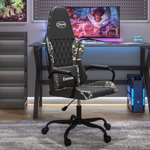 SKM Gaming-Stuhl mit Massagefunktion Schwarz Tarnfarben Kunstleder,Möbel,Stühle,Gaming Stühle,Mehrfarbig,15.15KG,345544 SKM Gaming-Stuhl mit Massagefunktion Schwarz Tarnfarben Kunstleder,Möbel,Stühle,Gaming Stühle,Mehrfarbig,15.15KG,345544 von SKM