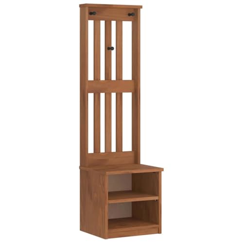 SKM Garderobenständer SANDNES 45x40x159,5 cm Massivholz Kiefer,Möbel,Sitzbänke,Truhen- & Flurbänke,Braun,13.54KG,4010478 SKM Garderobenständer SANDNES 45x40x159,5 cm Massivholz Kiefer,Möbel,Sitzbänke,Truhen- & Flurbänke,Braun,13.54KG,4010478 von SKM