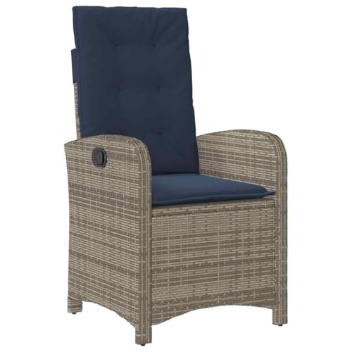 SKM Garten Essgruppe 5 pcs Grau Poly-Rattan,Möbel,Gartenmöbel,Gartenmöbel-Sets,Grau,60.45 kg,3380353 von SKM