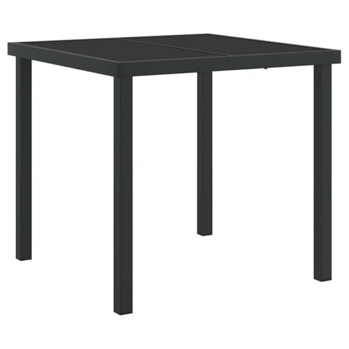 SKM Garten Essgruppe 5 pcs Schwarz Poly-Rattan,Möbel,Gartenmöbel,Gartenmöbel-Sets,Schwarz,42.2 kg,3380689 von SKM