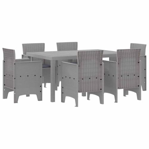 SKM Garten Essgruppe 7 pcs Hellgrau Polt Rattan,Möbel,Gartenmöbel,Gartenmöbel-Sets,Hellgrau,53.1 kg,3378570 SKM Garten Essgruppe 7 pcs Hellgrau Polt Rattan,Möbel,Gartenmöbel,Gartenmöbel-Sets,Hellgrau,53.1 kg,3378570 von SKM