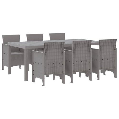 SKM Garten Essgruppe 7 pcs Hellgrau Polt Rattan,Möbel,Gartenmöbel,Gartenmöbel-Sets,Hellgrau,57.1 kg,3378727 SKM Garten Essgruppe 7 pcs Hellgrau Polt Rattan,Möbel,Gartenmöbel,Gartenmöbel-Sets,Hellgrau,57.1 kg,3378727 von SKM
