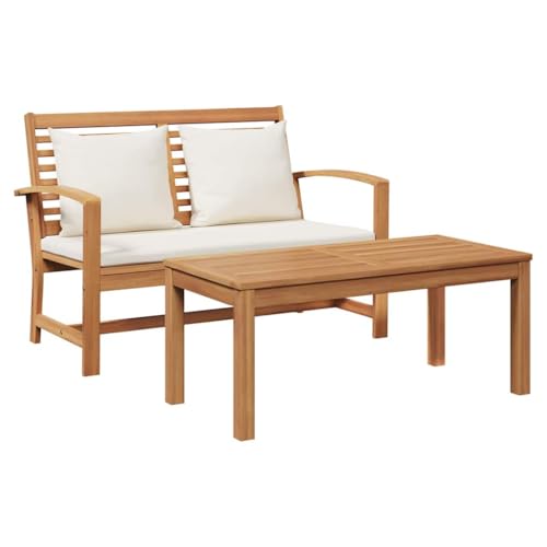 SKM Garten-Sofa-Set 2 pcs Natur Teak-Massivholz,Möbel,Gartenmöbel,Gartensitzmöbel,Gartensofaelemente,Braun,19.88 kg,42006406 SKM Garten-Sofa-Set 2 pcs Natur Teak-Massivholz,Möbel,Gartenmöbel,Gartensitzmöbel,Gartensofaelemente,Braun,19.88 kg,42006406 von SKM