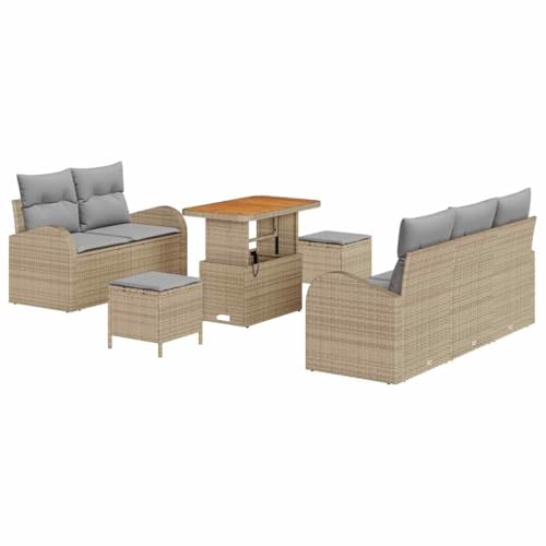 SKM Garten-Sofa-Set 8 pcs Beige Poly-Rattan,Möbel,Gartenmöbel,Gartenmöbel-Sets,Beige,61.4 kg,3362342 SKM Garten-Sofa-Set 8 pcs Beige Poly-Rattan,Möbel,Gartenmöbel,Gartenmöbel-Sets,Beige,61.4 kg,3362342 von SKM