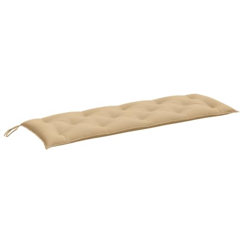 SKM Gartenbank-Auflage Melange Beige 150x50x7 cm Stoff,Heim & Garten,Dekoration,Sitzpolster,Beige,2.45KG,4002556 von SKM