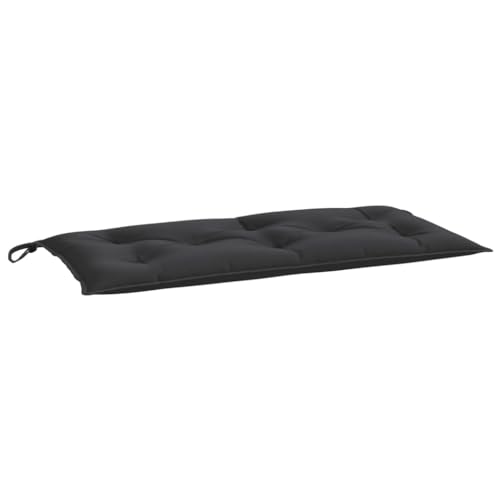 SKM Gartenbank-Auflage Schwarz 100x50x7 cm Ox -Gewebe,Heim & Garten,Dekoration,Sitzpolster,Schwarz,1.5KG,361571 von SKM