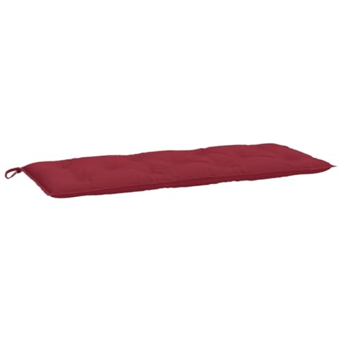 SKM Gartenbank-Auflage Weinrot 120x50x7 cm Ox -Gewebe,Heim & Garten,Dekoration,Sitzpolster,Wine red,1.8KG,361592 von SKM