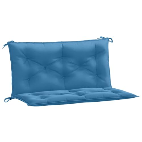 SKM Gartenbank-Auflagen 2 STK. Melange Blau 100x50x7 cm Stoff,Heim & Garten,Dekoration,Sitzpolster,Blau,3.25KG,4002590 von SKM