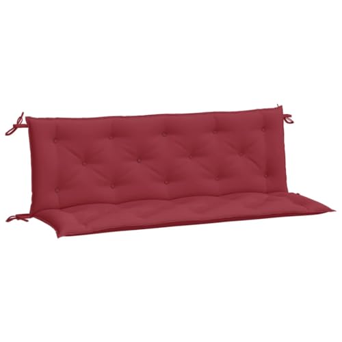 SKM Gartenbank-Auflagen 2 STK. Weinrot 150x50x7 cm Ox -Gewebe,Heim & Garten,Dekoration,Sitzpolster,Rot,3.9KG,361706 von SKM