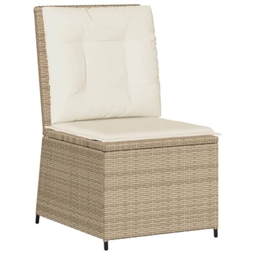 SKM Gartensessel mit Liegefunktion und Kissen Beige Poly Rattan,Möbel,Gartenmöbel,Gartensitzmöbel,Gartensofas,Beige,9.4 kg,368977 SKM Gartensessel mit Liegefunktion und Kissen Beige Poly Rattan,Möbel,Gartenmöbel,Gartensitzmöbel,Gartensofas,Beige,9.4 kg,368977 von SKM