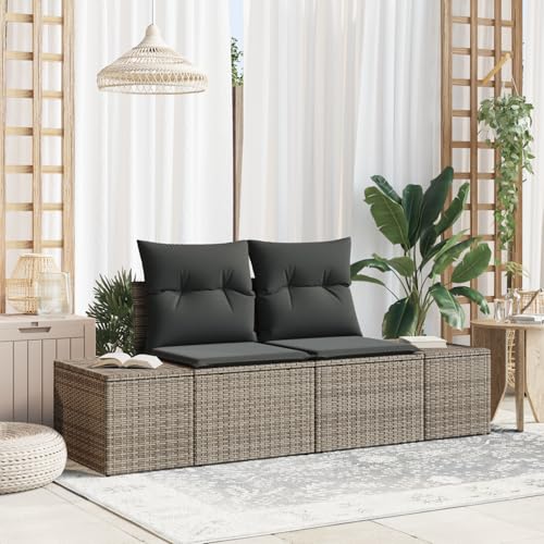 SKM Gartensofa 2-Sitzer mit Stauraum und Kissen Grau Poly Rattan,Möbel,Gartenmöbel,Gartensitzmöbel,Gartensofas,Grau,22KG,42006804 SKM Gartensofa 2-Sitzer mit Stauraum und Kissen Grau Poly Rattan,Möbel,Gartenmöbel,Gartensitzmöbel,Gartensofas,Grau,22KG,42006804 von SKM