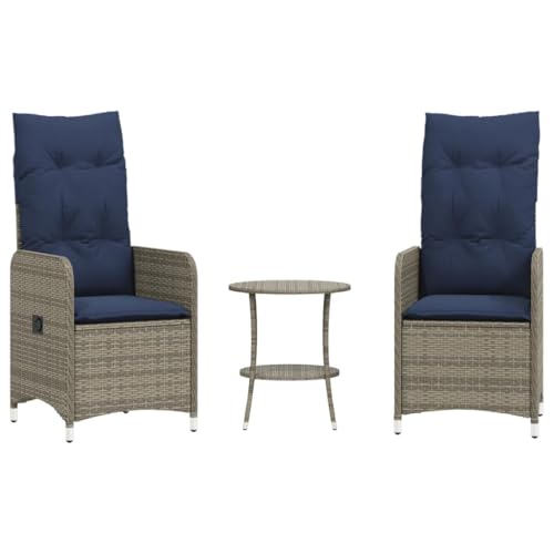 SKM Gartenstühle Verstell 2 STK. mit Tisch Grau Poly Rattan,Möbel,Gartenmöbel,Gartensitzmöbel,Gartenstühle,Grau,22.2 kg,365694 SKM Gartenstühle Verstell 2 STK. mit Tisch Grau Poly Rattan,Möbel,Gartenmöbel,Gartensitzmöbel,Gartenstühle,Grau,22.2 kg,365694 von SKM