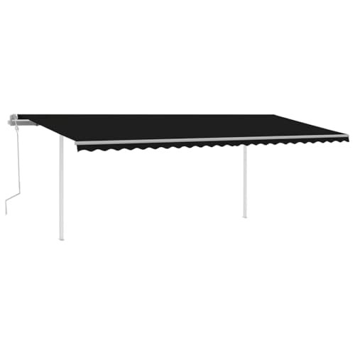 SKM Gelenkarmmarkise Einzieh mit Pfosten 6x3 m Anthrazit,Heim & Garten,Rasen & Garten,Garten & Balkon,Markisen,Anthrazit,87.88 kg,3069999 SKM Gelenkarmmarkise Einzieh mit Pfosten 6x3 m Anthrazit,Heim & Garten,Rasen & Garten,Garten & Balkon,Markisen,Anthrazit,87.88 kg,3069999 von SKM