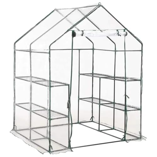 SKM Gewächshaus mit 8 Regalen 143 x 143 x 195 cm,Heim & Garten,Rasen & Garten,Gartenpflege,Gewächshäuser,Transparent,9.85 kg,46914 SKM Gewächshaus mit 8 Regalen 143 x 143 x 195 cm,Heim & Garten,Rasen & Garten,Gartenpflege,Gewächshäuser,Transparent,9.85 kg,46914 von SKM