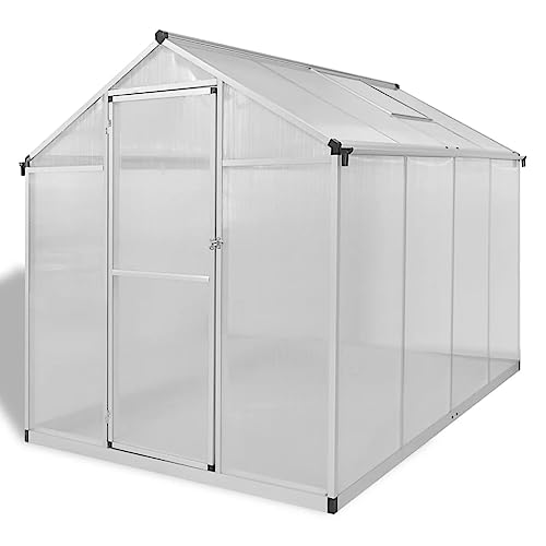 SKM Gewächshaus mit Fundament Verstärkt Aluminium 4,6 m²,Heim & Garten,Rasen & Garten,Gartenpflege,Gewächshäuser,Transparent,34.2 kg,41317 SKM Gewächshaus mit Fundament Verstärkt Aluminium 4,6 m²,Heim & Garten,Rasen & Garten,Gartenpflege,Gewächshäuser,Transparent,34.2 kg,41317 von SKM