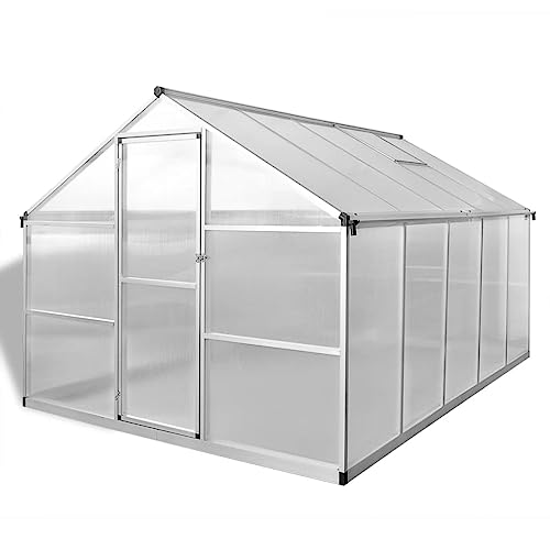 SKM Gewächshaus mit Fundament Verstärkt Aluminium 7,55 m²,Heim & Garten,Rasen & Garten,Gartenpflege,Gewächshäuser,Transparent,43.7 kg,41319 SKM Gewächshaus mit Fundament Verstärkt Aluminium 7,55 m²,Heim & Garten,Rasen & Garten,Gartenpflege,Gewächshäuser,Transparent,43.7 kg,41319 von SKM