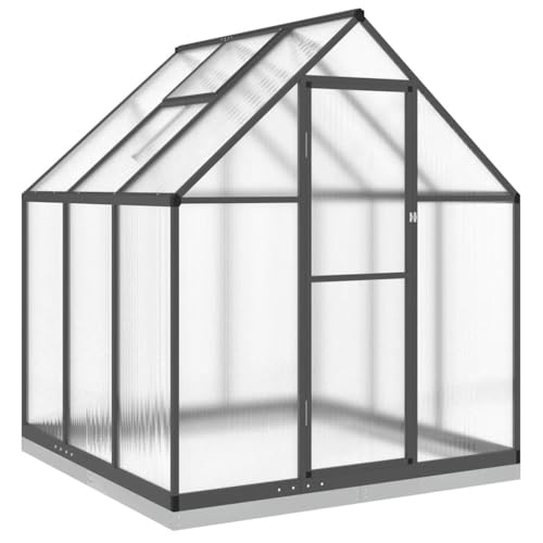 SKM Gewächshaus mit Fundamentrahmen Anthrazit 169x169x202 cm Alu,Heim & Garten,Rasen & Garten,Gartenpflege,Gewächshäuser,Anthrazit,31.03 kg,4005833 SKM Gewächshaus mit Fundamentrahmen Anthrazit 169x169x202 cm Alu,Heim & Garten,Rasen & Garten,Gartenpflege,Gewächshäuser,Anthrazit,31.03 kg,4005833 von SKM