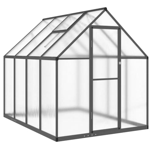SKM Gewächshaus mit Fundamentrahmen Anthrazit 224x169x195 cm Alu,Heim & Garten,Rasen & Garten,Gartenpflege,Gewächshäuser,Anthrazit,31.2 kg,4005836 SKM Gewächshaus mit Fundamentrahmen Anthrazit 224x169x195 cm Alu,Heim & Garten,Rasen & Garten,Gartenpflege,Gewächshäuser,Anthrazit,31.2 kg,4005836 von SKM