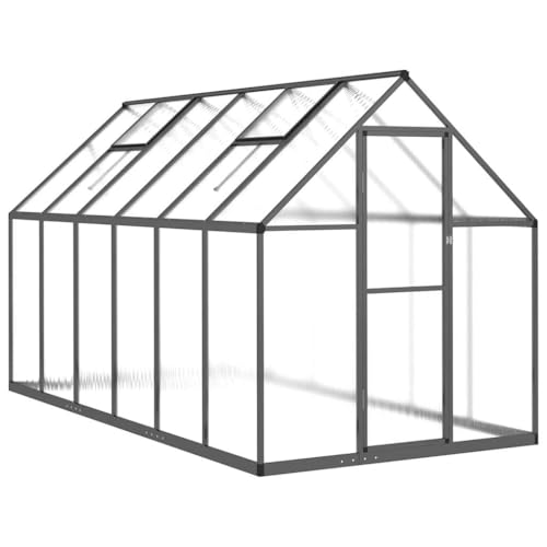 SKM Gewächshaus mit Fundamentrahmen Anthrazit 334x169x195 cm Alu,Heim & Garten,Rasen & Garten,Gartenpflege,Gewächshäuser,Anthrazit,47.5 kg,3266328 SKM Gewächshaus mit Fundamentrahmen Anthrazit 334x169x195 cm Alu,Heim & Garten,Rasen & Garten,Gartenpflege,Gewächshäuser,Anthrazit,47.5 kg,3266328 von SKM