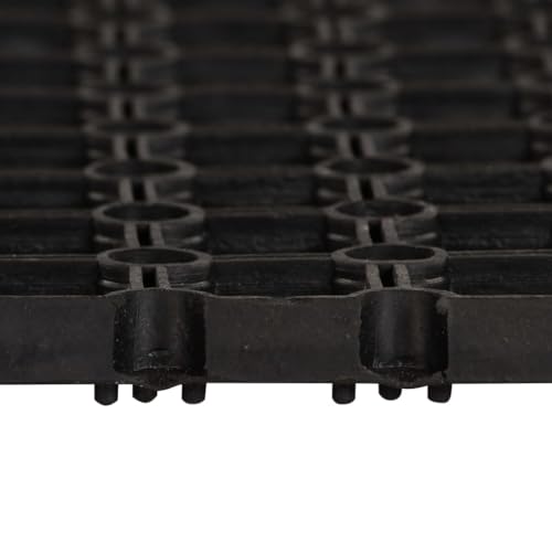 SKM Gummimatten 5 Stück 16 mm 40x60 cm,Heim & Garten,Dekoration,Fußmatten,Schwarz,5.24 kg,246600 von SKM