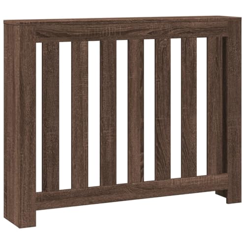 SKM Heizkörperverkleidung Braun Eiche 104x20x82 cm Holzwerkstoff,Heim & Garten,Haushaltsgeräte-Zubehör,Heizkörper-Zubehör,Braun,12.85 kg,852741 von SKM