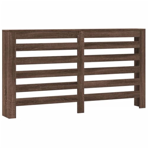 SKM Heizkörperverkleidung Eichen-Optik 149x20x82 cm Holzwerkstoff,Heim & Garten,Haushaltsgeräte-Zubehör,Heizkörper-Zubehör,Braun,16.1 kg,852705 von SKM