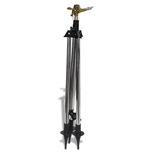 SKM Impuls Sprinkler Gartenbewässerung Zink auf Stativgestell,Heim & Garten,Rasen & Garten,Bewässerungssysteme,Sprinkler & Brauseköpfe,Silber,1.3 kg,40913 von SKM