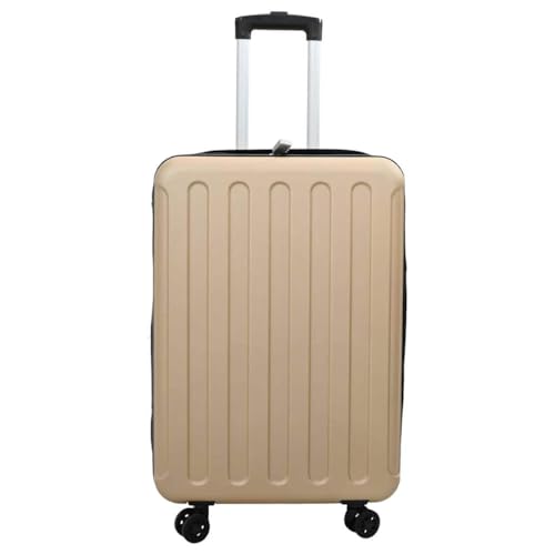SKM Koffer mit Schloss Champagner 34 x 23 x 55,5 cm ABS Kunststoff,Andere,Taschen & Koffer,Reisekoffer,Beige,2.85 kg,42006254 von SKM