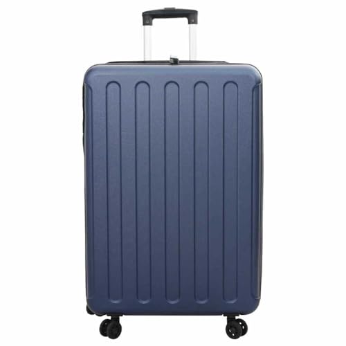SKM Koffer mit Schloss Dunkelblau 50 x 30 x 76 cm ABS Kunststoff,Andere,Taschen & Koffer,Reisekoffer,Blau,4.65 kg,42006244 von SKM