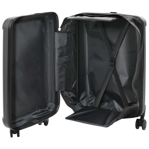 SKM Koffer mit Schloss Dunkelgrau 34 x 23 x 55,5 cm ABS Kunststoff,Andere,Taschen & Koffer,Reisekoffer,Grau,2.85 kg,42006230 von SKM