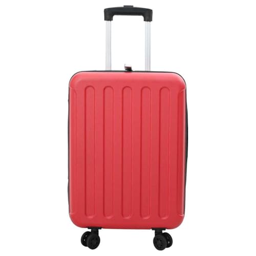 SKM Koffer mit Schloss Rot 43 x 27 x 66 cm ABS Kunststoff,Andere,Taschen & Koffer,Reisekoffer,Rot,3.7 kg,42006247 von SKM
