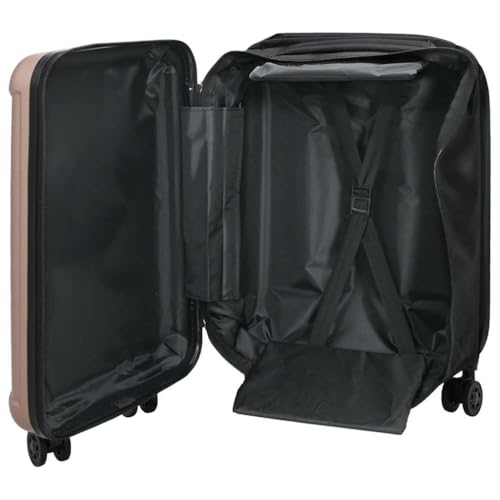 SKM Koffer mit Schloss Rotgolden 34 x 23 x 55,5 cm ABS Kunststoff,Andere,Taschen & Koffer,Reisekoffer,Gold,2.85 kg,42006238 von SKM